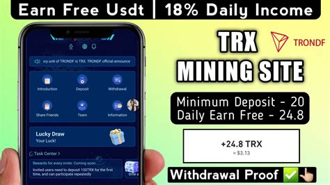 New Usdt Mining Site Usdt Earning Site Trx Usdt Mining App Cloud