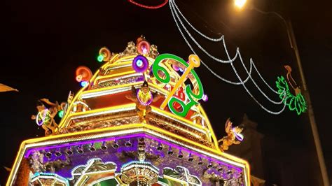 Silver Chariot Ratham Procession Batu Caves Thaipusam Youtube