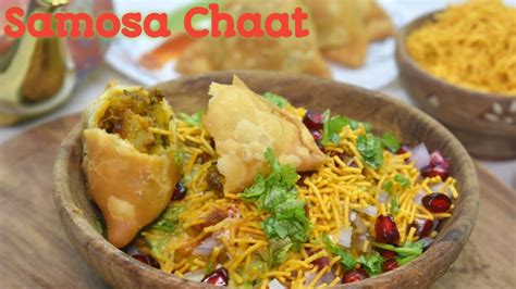 Samosa Chaat Recipe Homemade Samosa With Ragda समोसा मटर की चाट कैसे बनाये Youtube