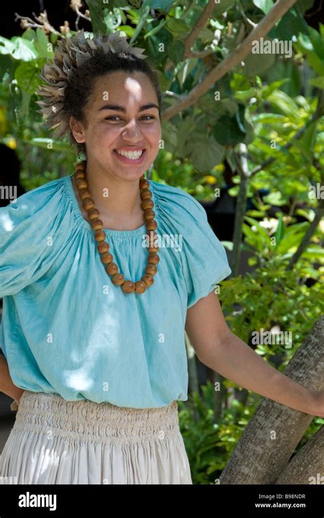 Performer, Polynesian Cultural Center, Laie, Oahu, Hawaii Stock Photo ...