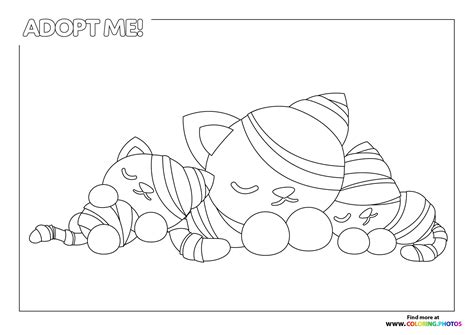 Roblox Adopt Me Coloring Pages Printable