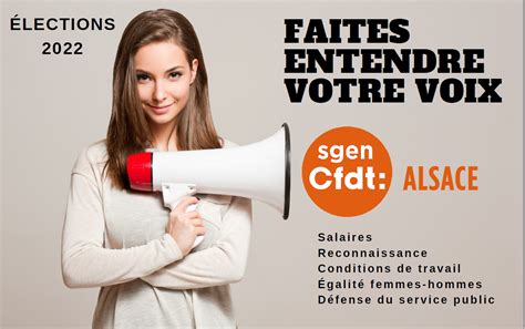 Les Candidates Du Sgen CFDT Alsace Pour La CAPA Des SAENES De L