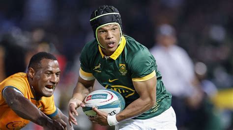 South Africa Australia Kurt Lee Arendse Scores Hat Trick As