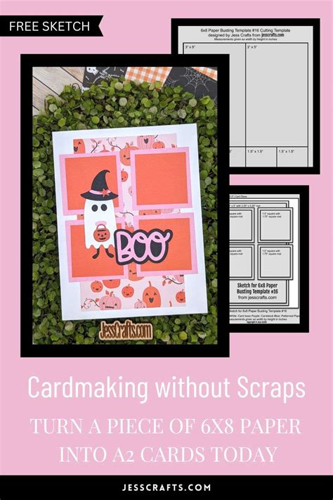 68 Paper Busting Template 16 Featuring Scrapbook Jess Crafts