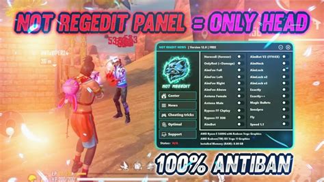 How To Use Panel In Free Fire Panel For Pc Free Fire AIMBOT BYPASS