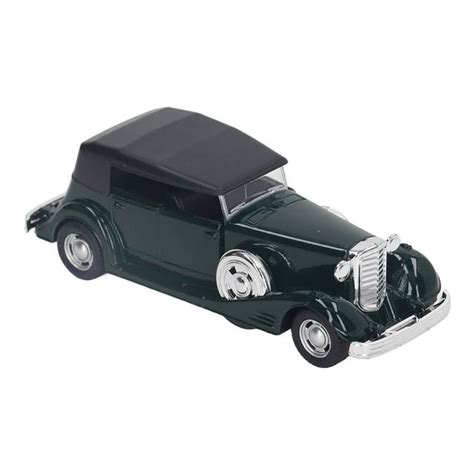 Classic Car Model Vintage Toy 132 Scale Alloy Antique Pullback Green ...