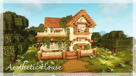 [Minecraft] 🌿 Aesthetic House Tutorial / Cottagecore / Mizuno's 16 ...