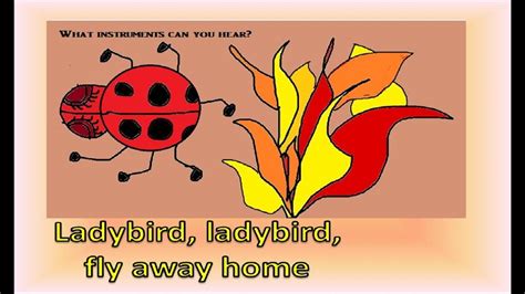 Ladybird Ladybird Fly Away Home Song And Simple Percussion For The