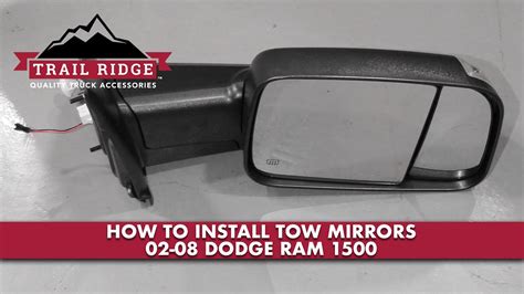 How To Install Tow Mirrors Dodge Ram 1500 2002 08 1A Auto