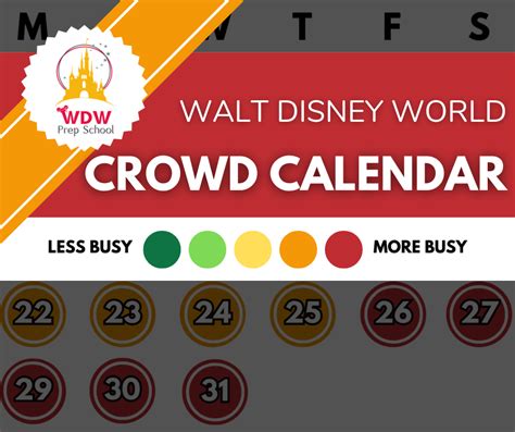 Disney Crowd Calendar Year Calendar Printable Free Luna Anisa