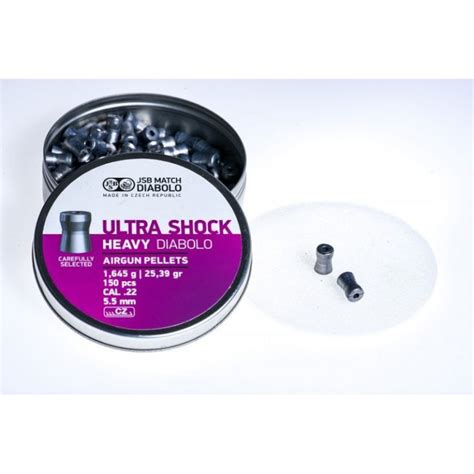 JSB ULTRA SHOCK HEAVY 5 52MM 25 39GR 150pc Pellet Guns Online