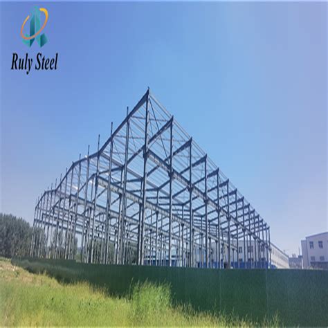 Clear Span Fire Resistant Speedy Construction Prefabricated Steel