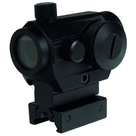 DELTA SIX T1 Tactical Scope Red Dot Visor 20mm Rail Noir