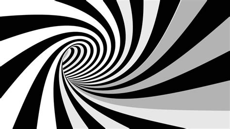 Hypnotic Spiral Illusion Seamless Looping Stock Footage Video (100% ...