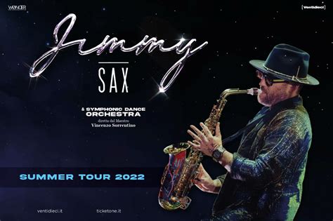 JIMMY SAX Questestate Torna Dal Vivo Con JIMMY SUMMER TOUR 2022