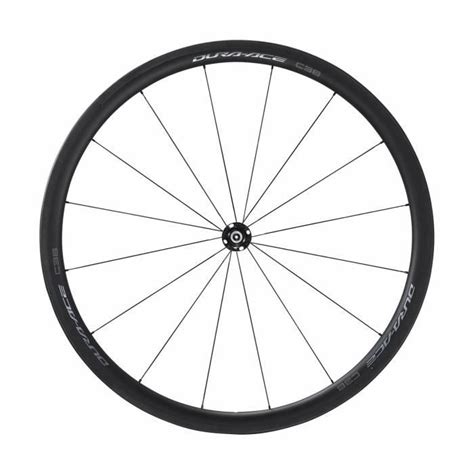 Roue de vélo frein sur jante Shimano Dura Ace WH R9200 C36 TU F black