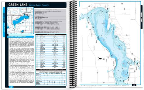 Southern Wisconsin Fishing Map Guide Book By Sportsmans Connection