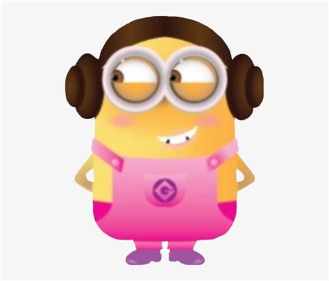 Iloveminions Girl Pink Sticker Minion Pink Free Transparent Png