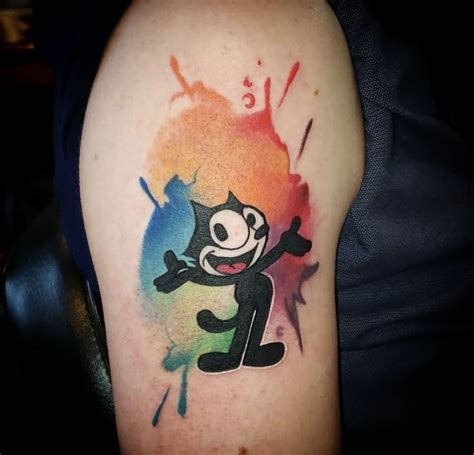 Felix The Cat Tattoo Usmc Tattoo, Tattoo You, Cat Tattoo, Paw Print ...