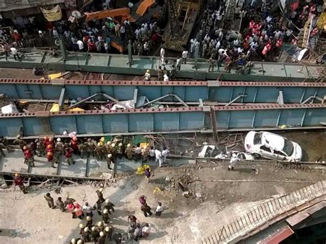 Under Construction Flyover Collapses In Kolkata Pics Photo Gallery