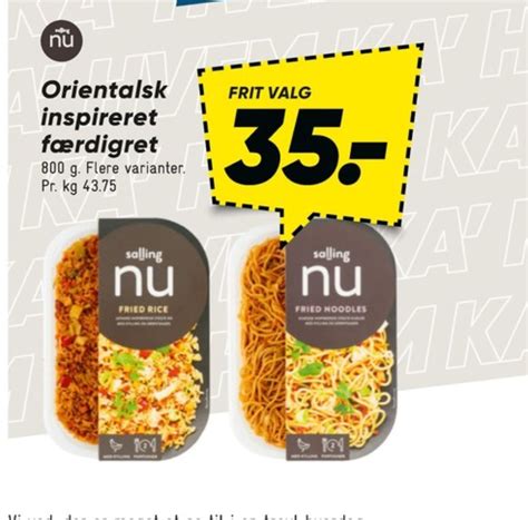 Salling Nu Fried Rice Tilbud Hos Bilka