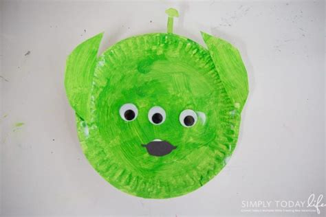 Toy Story Alien Paper Plate Craft Simply Today Life