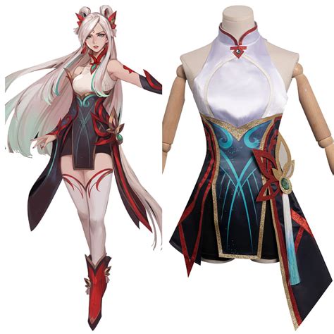 League Of Legends Irelia Cosplay Costume Outfits Halloween Carnival