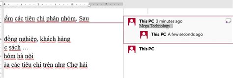 H Ng D N C Ch X A Comment Trong Word