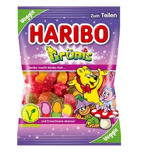 הריבו חטיף גומי טרולים בטעם פירות Haribo Gruins fruit flavoured