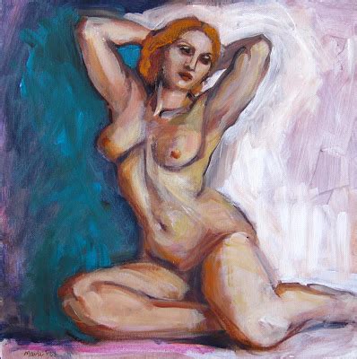 Daily Painters Of California Nude Figurative Painting Of Woman