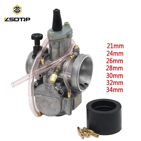 ZSDTRP PWK Carburetor Carb 21 24 26 28 30 32 34mm For Keihin Dirt Bike