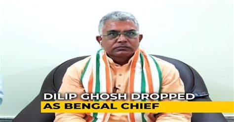 Bjps Dilip Ghosh Dropped As Bengal Chief Amid Exodus Gets Delhi Role