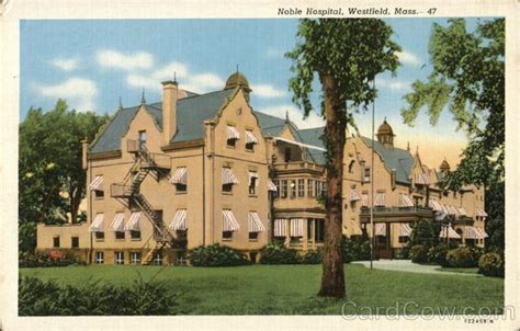 Noble Hospital Westfield, MA Postcard