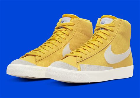 Nike Blazer Mid 77 Yellow Hot Sex Picture