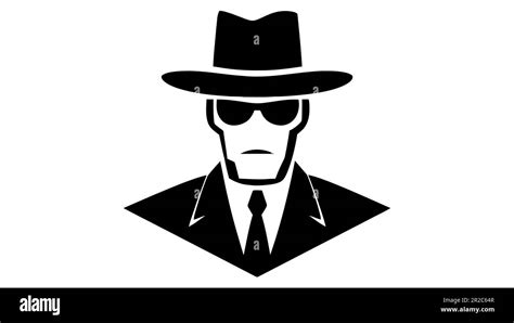 Spy Detective Design Template Criminal Internet Hacker Logo