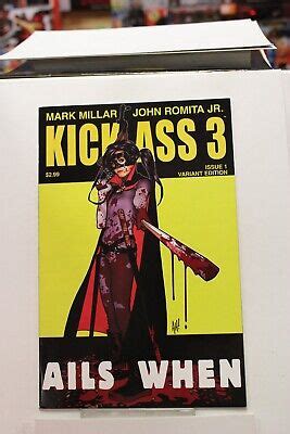 KICK ASS 3 1B 2013 Hit Girl Mark Millar John Romita Jr Marvel Comics EBay