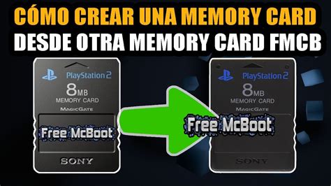 CÓMO CREAR UNA MEMORY CARD DESDE OTRA MEMORY CARD FMCB YouTube