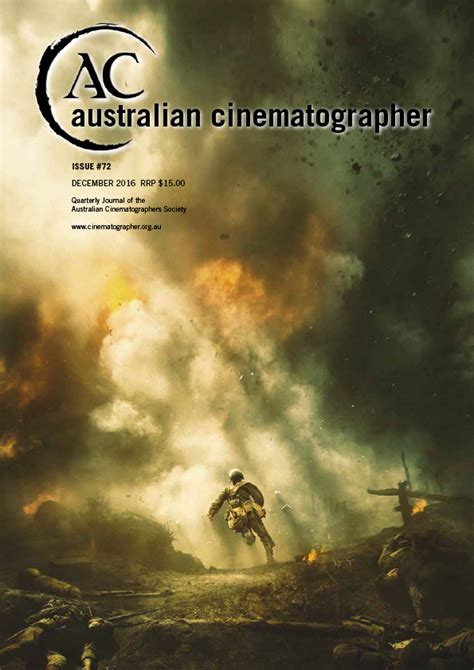 Issue 72 December 2016 Australian Cinematographers Society Acs