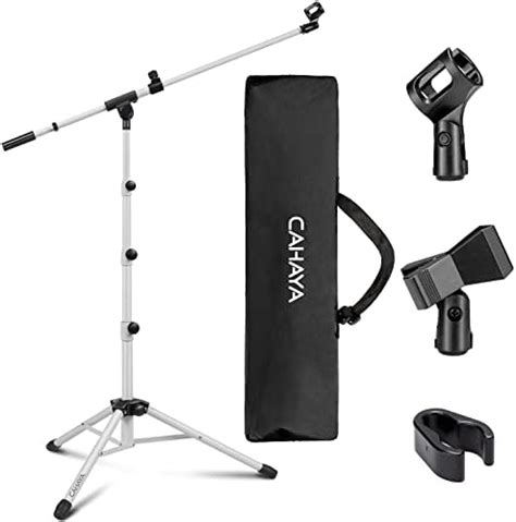 Cahaya In Microphone Stand Foldable Tripod Boom Mic Stands With