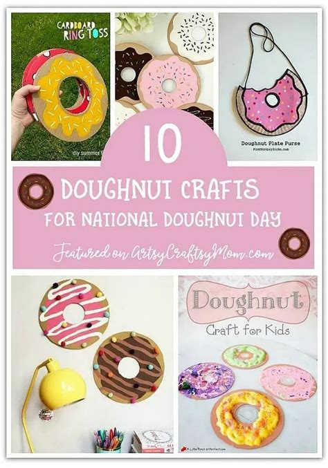 Fun Donut Crafts For National Donut Day Crafts Craft Activities