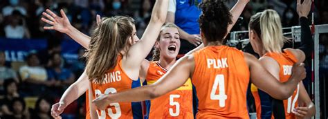 Teamnl Volleybaldames Sluiten Tweede Week Vnl In Stijl Af