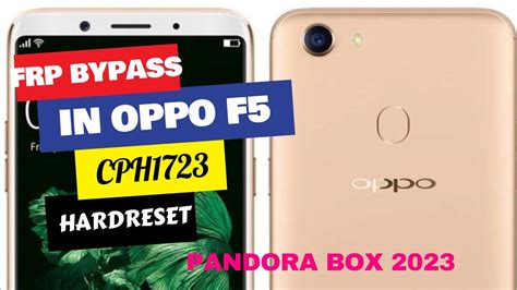 FrpBypass Remove In OPPO F5 CPH1723 Hardreset Pin Pattern Password