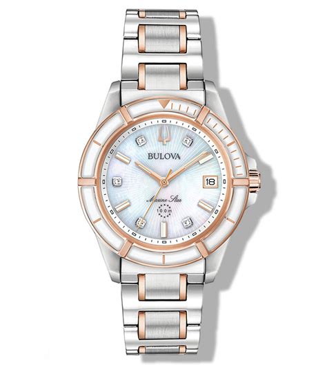 Bulova Reloj Marine Star Diamantes Mujer El Palacio De Hierro