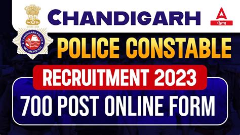 Chandigarh Police Vacancy 2023 700 Post Chandigarh Constable Bharti