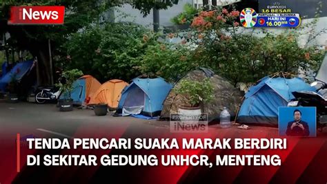 Tenda Pencari Suaka Bermunculan Sejak Dua Tahun Lalu Di Gedung UNHCR