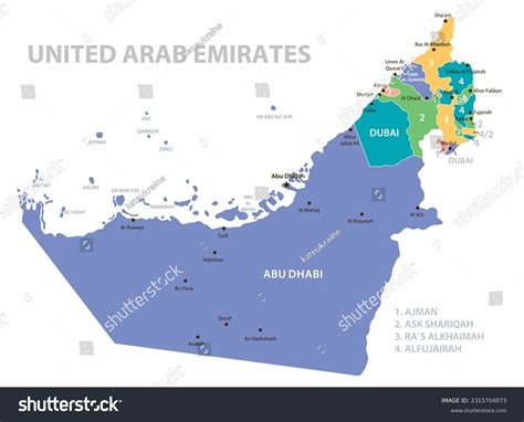 10,298 Uae Map Images, Stock Photos, 3D objects, & Vectors | Shutterstock