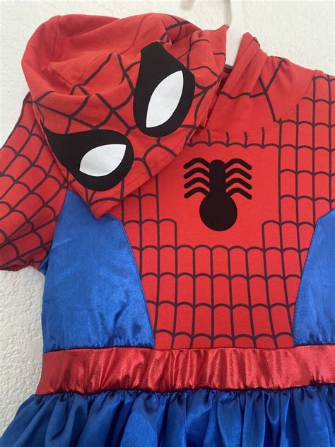 Spiderman Spidergirl Halloween Costume Size Xl 14 16 Spider Girl