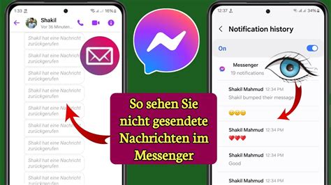 So Sehen Sie Nicht Gesendete Nachrichten Im Messenger Sehen Sie