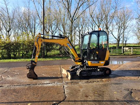 Jcb 8026 Cts Excavator 2 Buckets 3 Ton Hydraulic Q Hitch Very Tidy