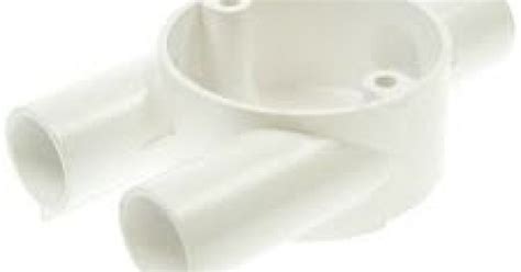 Univolt Pvc 20mm Y Box 3 Way White
